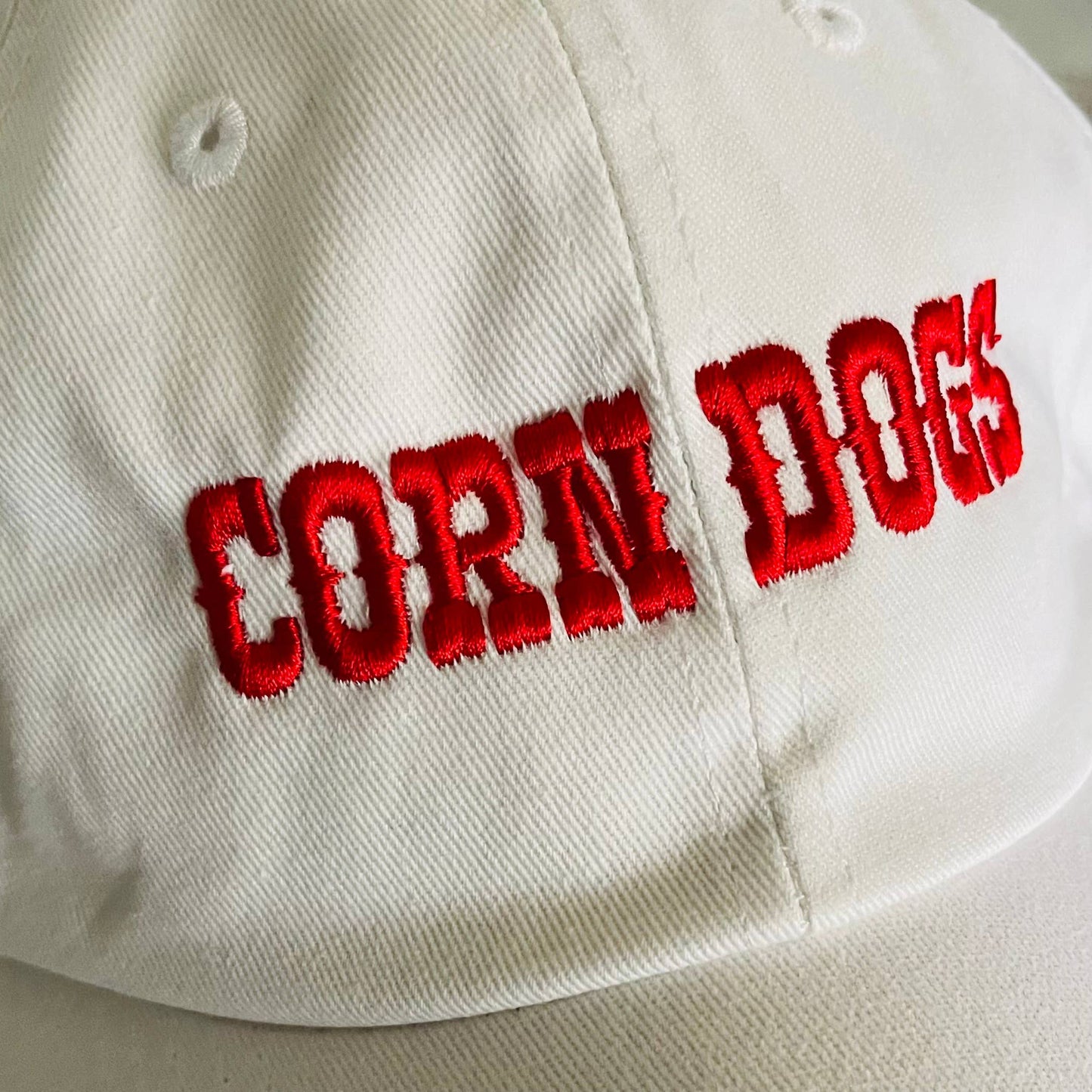 corn dogs dad hat