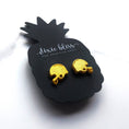Load image into Gallery viewer, football helmet stud earrings