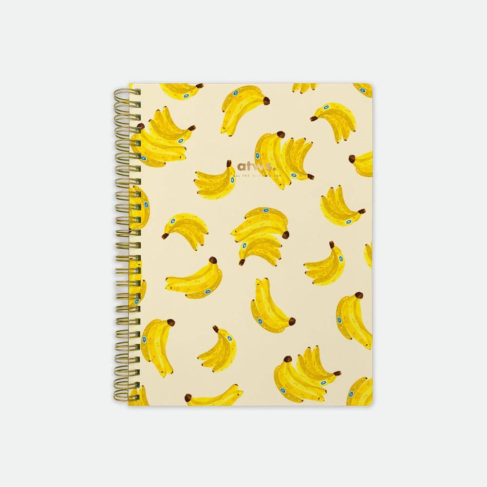 Beverly Hills Bananas Notebook A5 Spiral