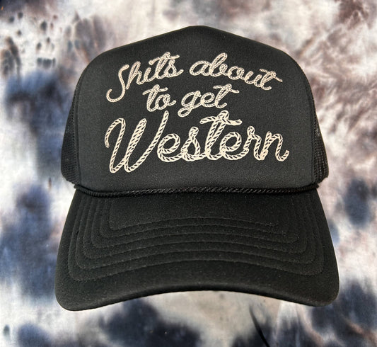 shits about to get western trucker - Florence and Jean