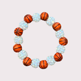Load image into Gallery viewer, BASKETBALL stretchy bracelet - STACK & RALLY by Florence and Jean