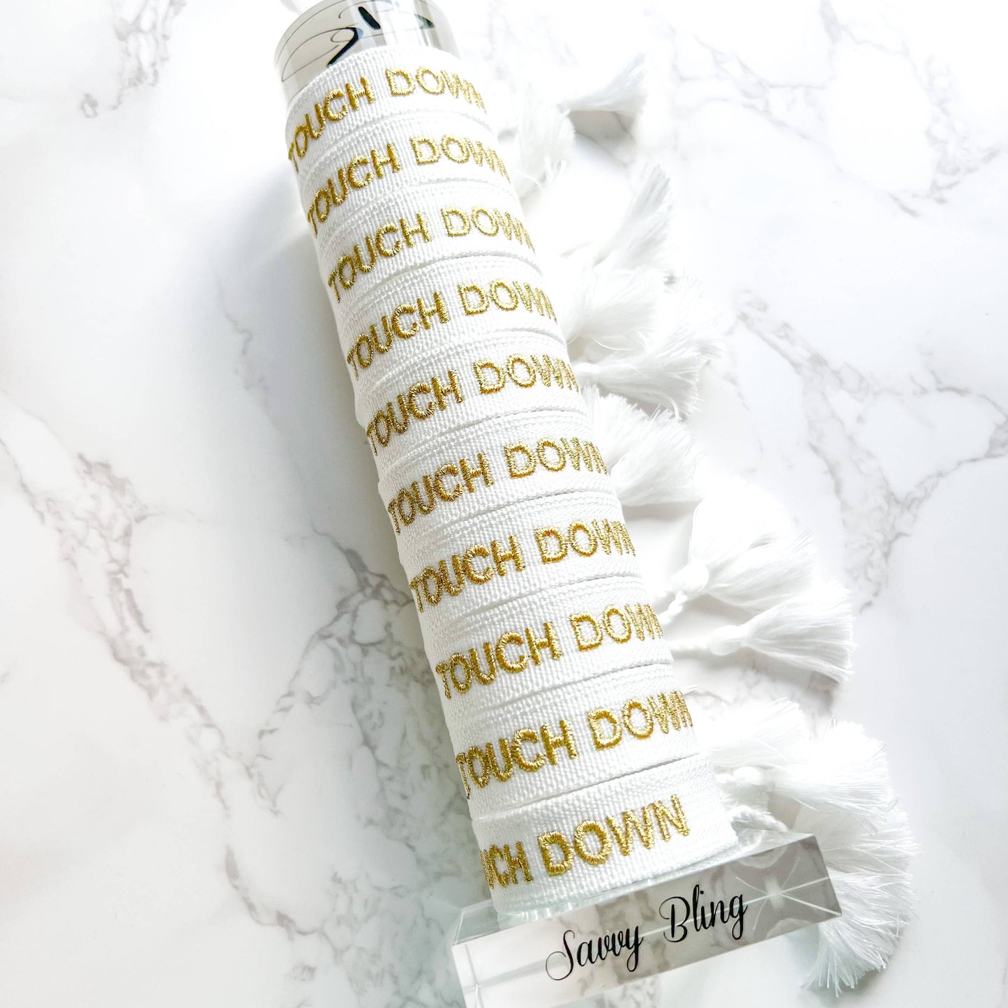 Touch Down Embroidered Bracelet