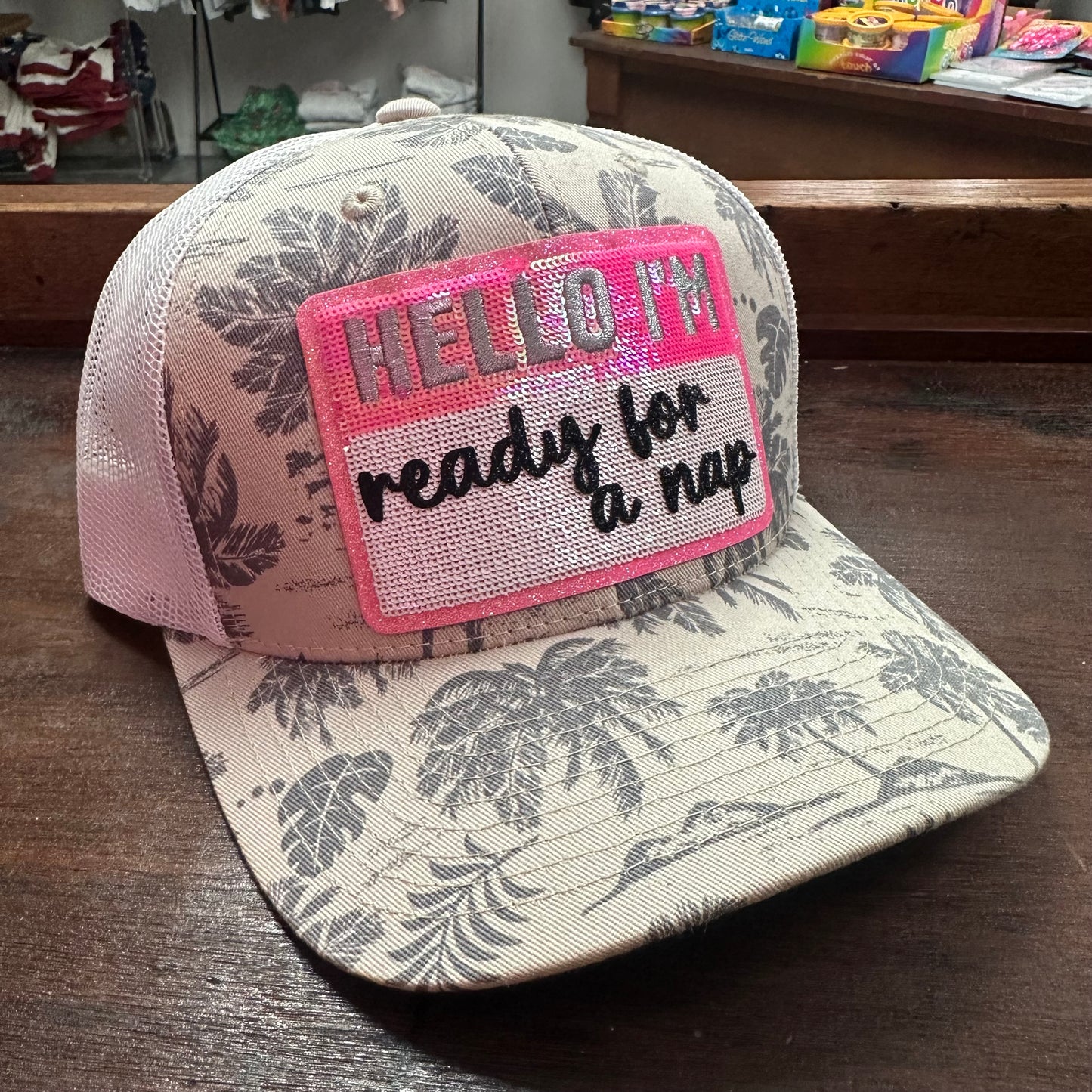ready for a nap island hat