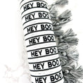 Load image into Gallery viewer, Hey Boo Halloween Embroidered Woven Bracelet