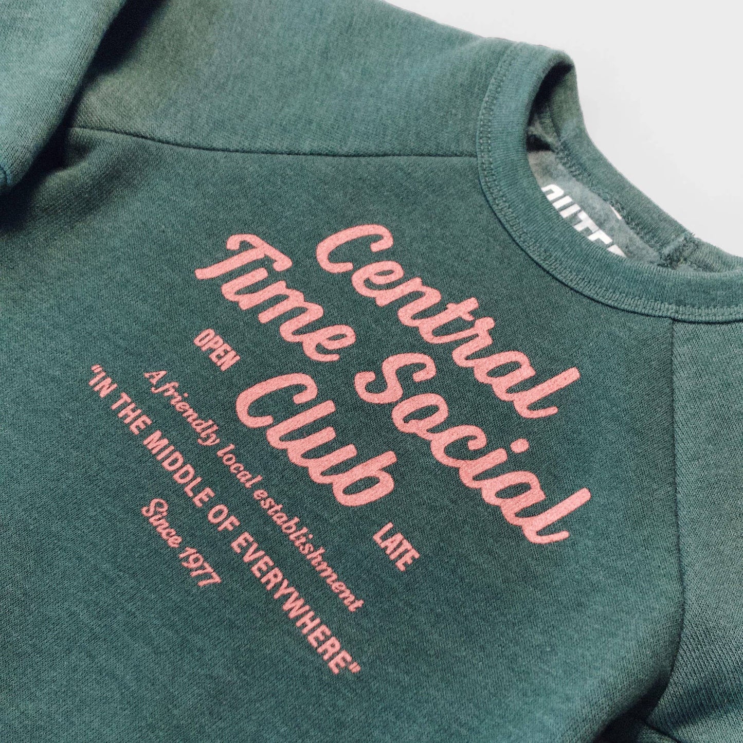 central time social club KIDS crewneck