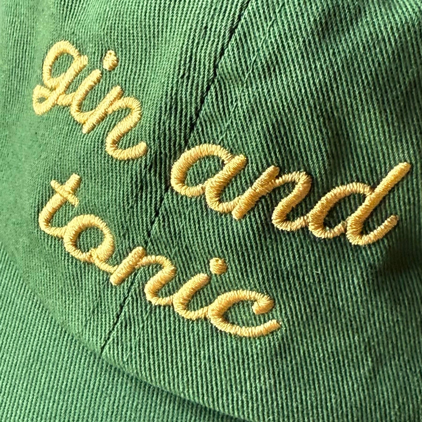 gin and tonic dad hat
