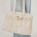 Load image into Gallery viewer, Cadence Canvas and Vegan Leather Tote
