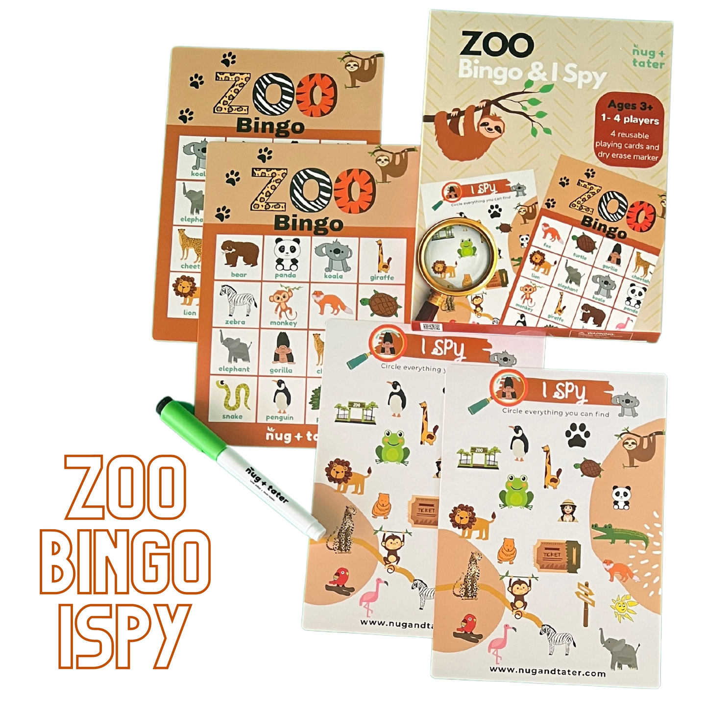 zoo bingo / I spy
