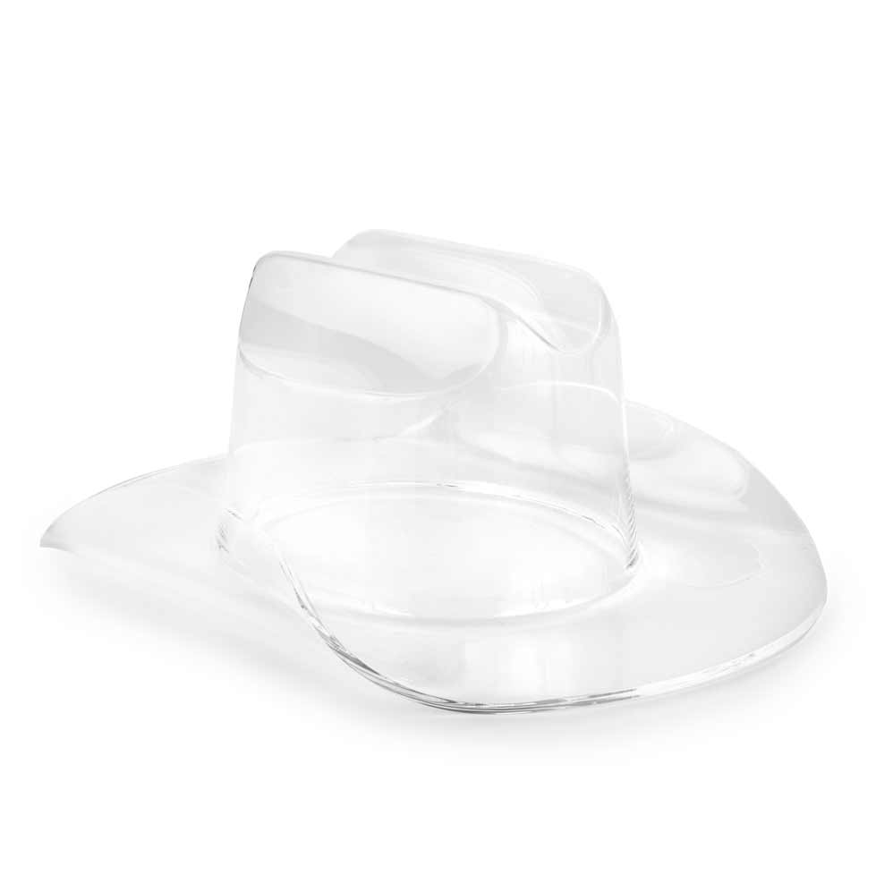 small acrylic cowboy hat