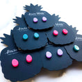 Load image into Gallery viewer, Tiny Easter Egg Stud Earrings