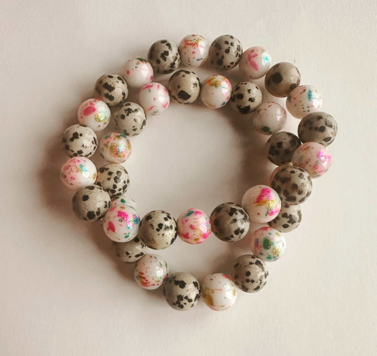 everyday confetti stretchy bracelet