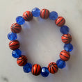 Load image into Gallery viewer, stretchy basketball bracelet