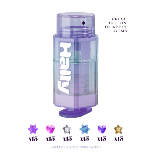 Hally Gem Pen HEARTS, STARS & FLOWERS Refills - 90 Count