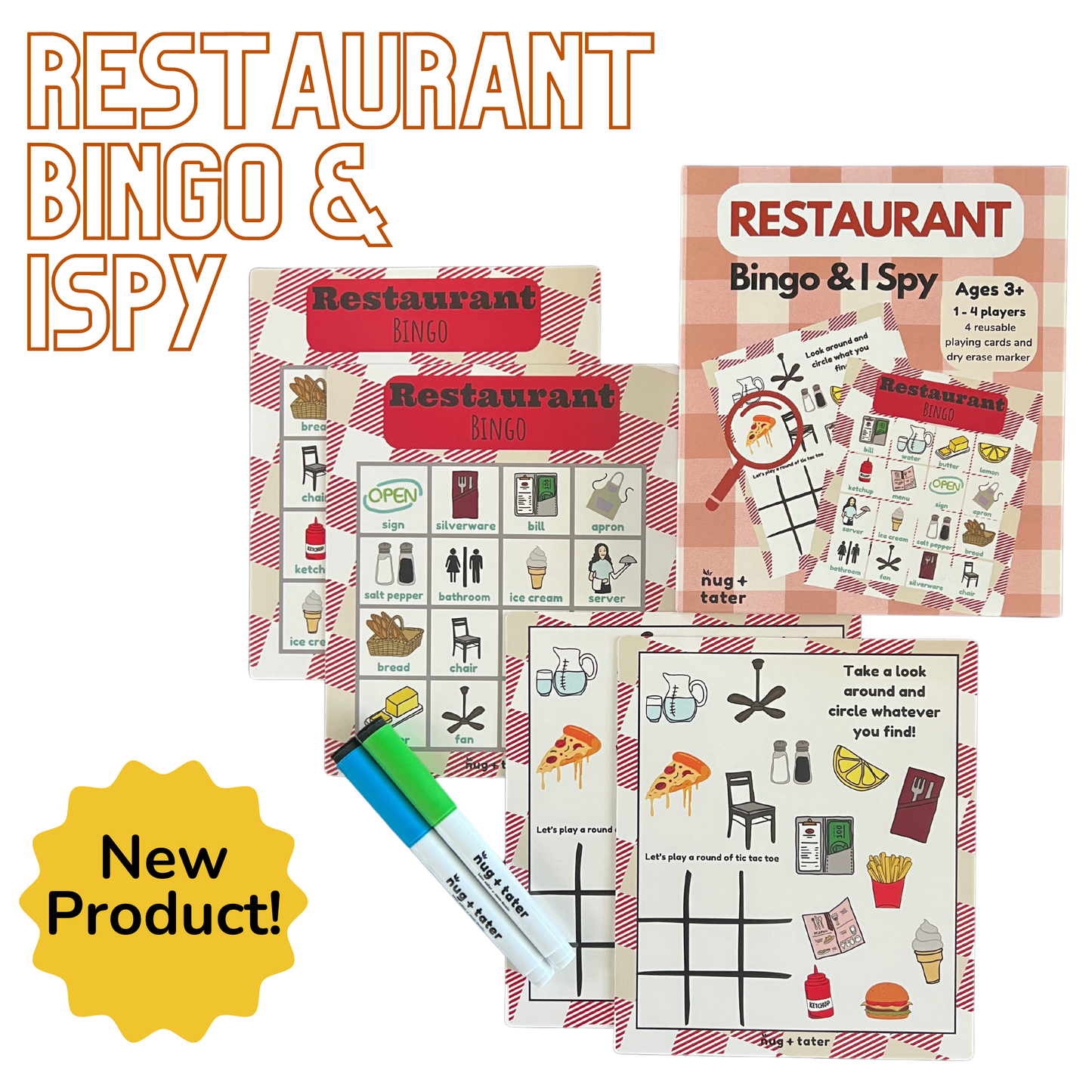 restaurant Bingo / I spy