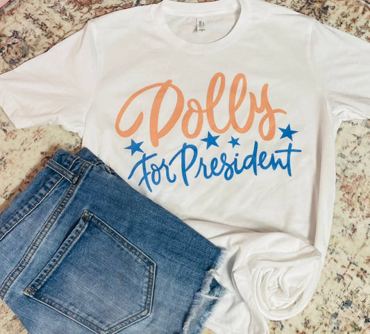 dolly for president tees