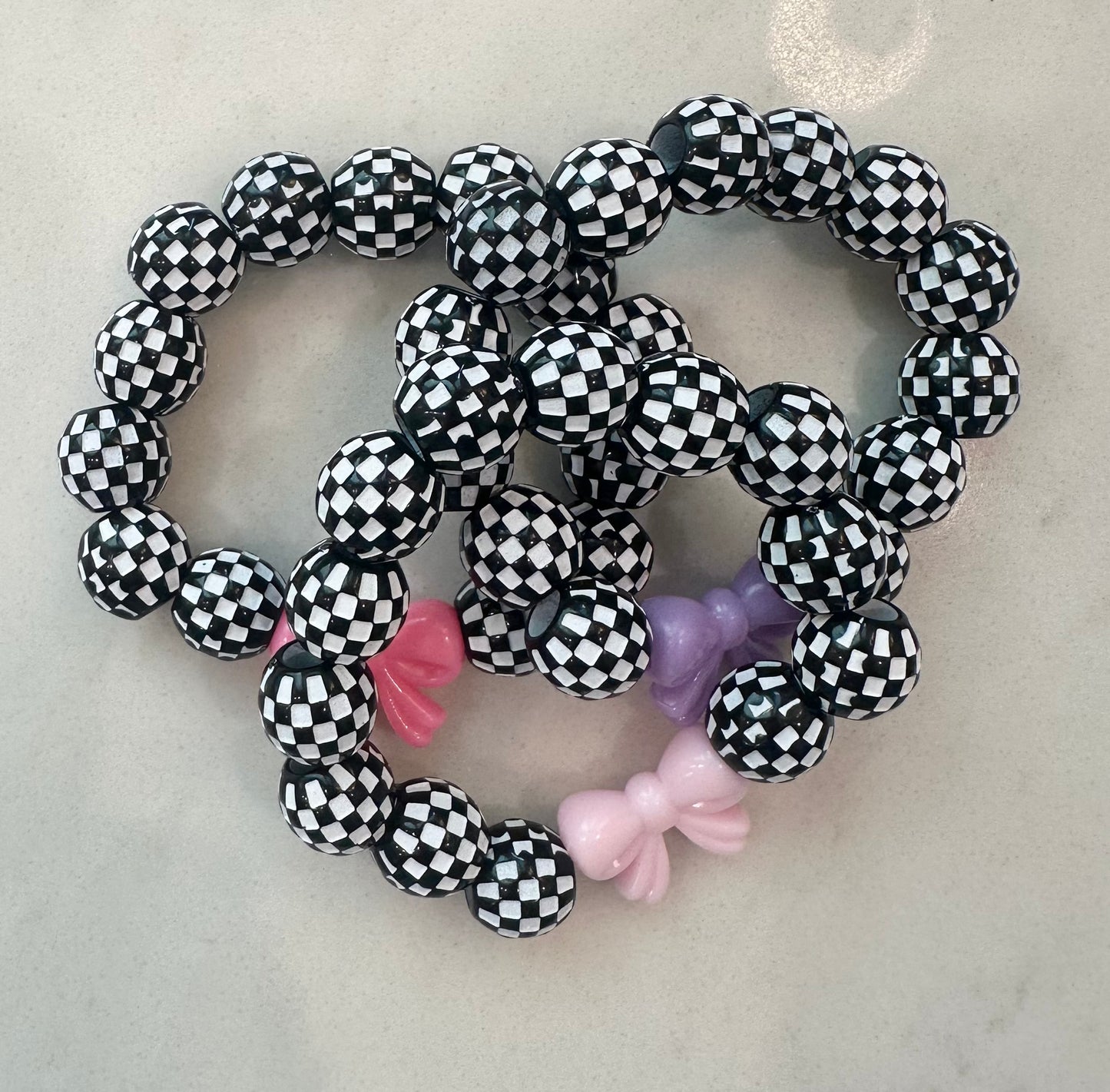 tiny race fans stretchy bracelet