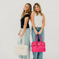 Load image into Gallery viewer, Cadence Canvas and Vegan Leather Tote
