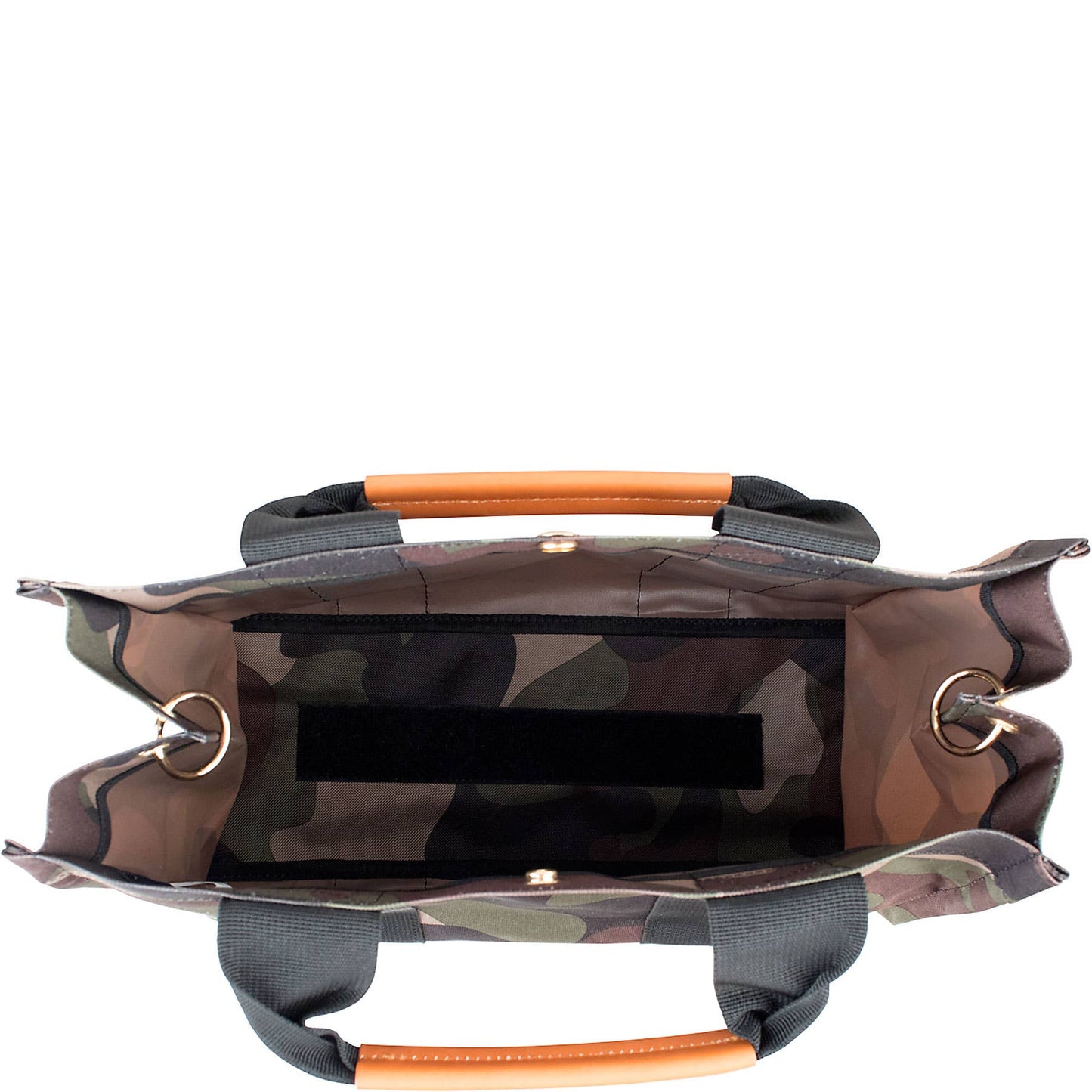 kylie camo nylon tote