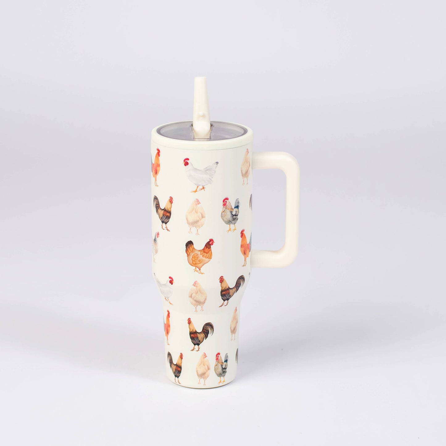 chicken 40oz spill proof insulated tumbler