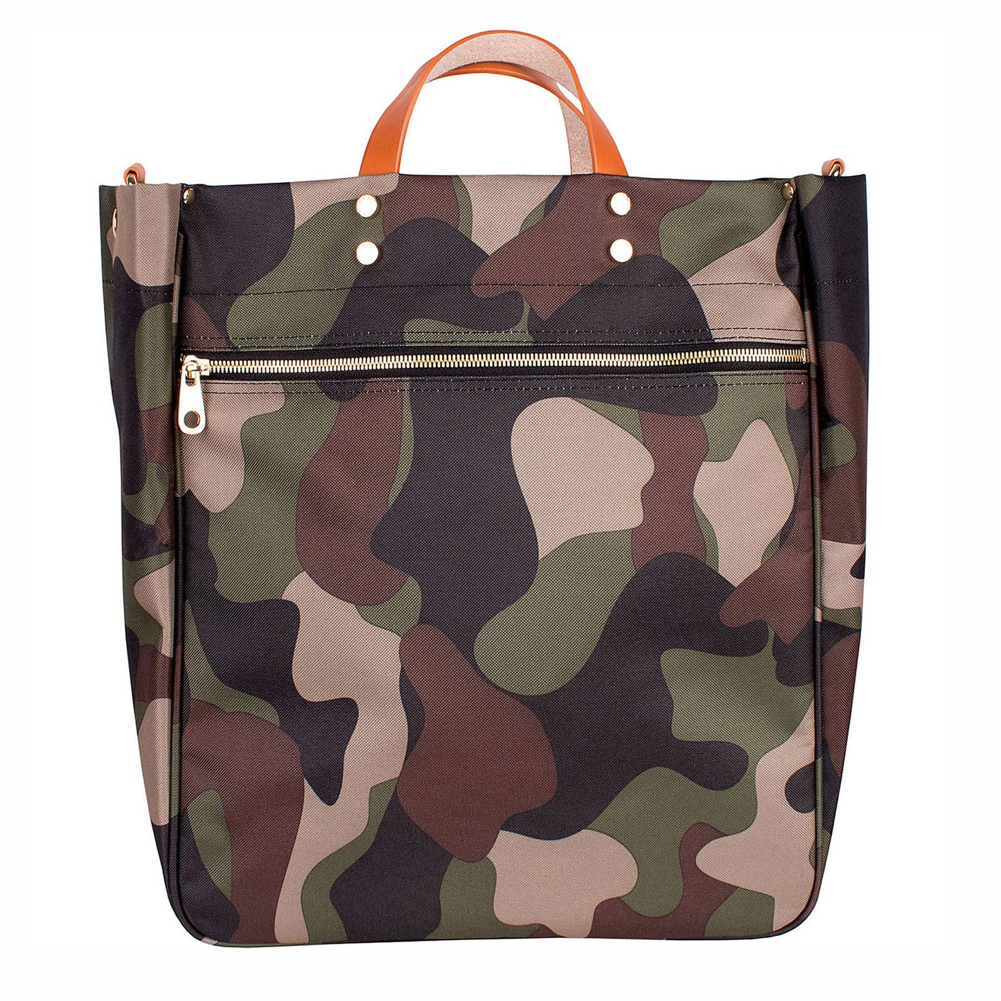 parker camo nylon tote