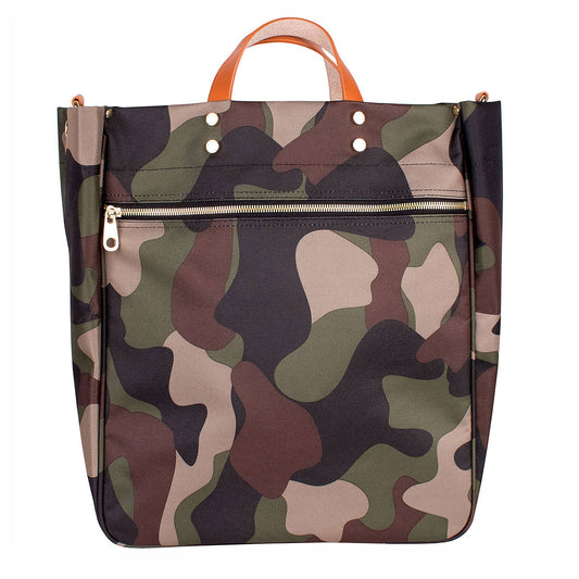 parker camo nylon tote