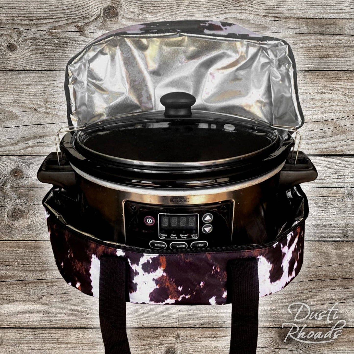 cattle drive crockpot carrier