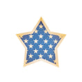 Load image into Gallery viewer, Hamptons Star Shaped Bamboo Reusable Tray Set
