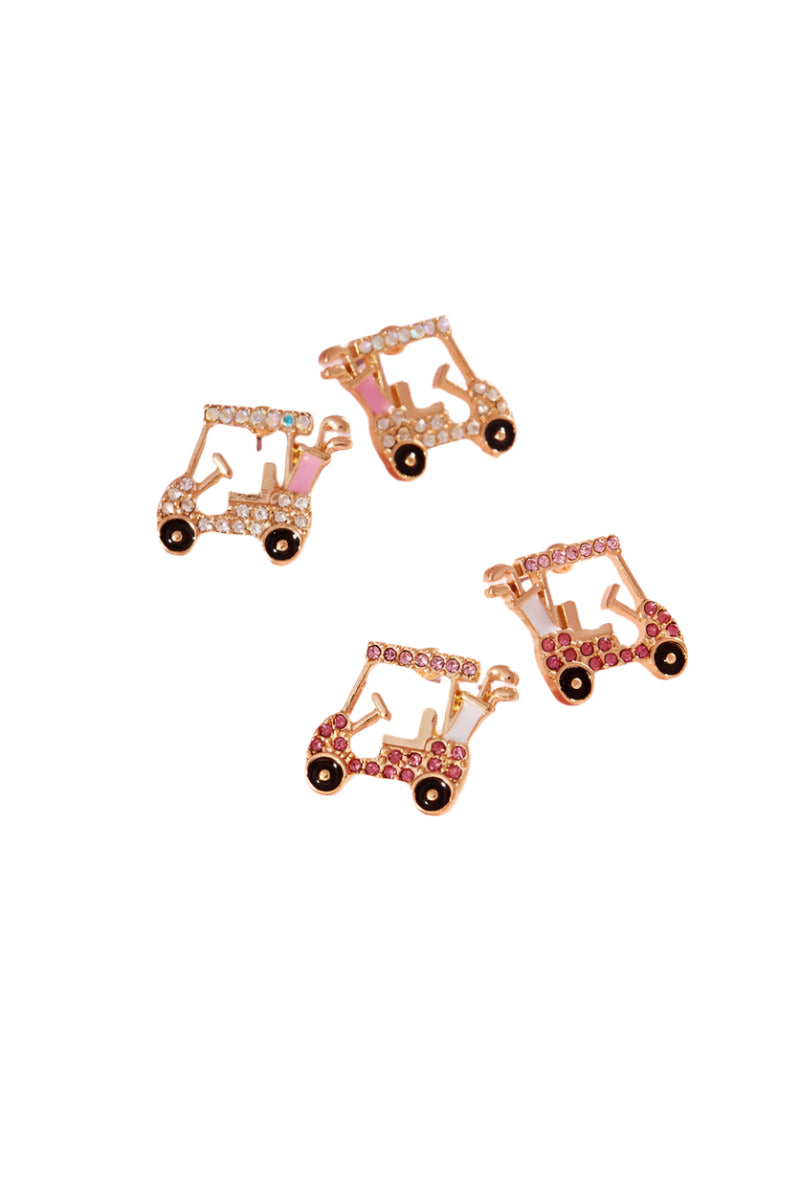 golf cart earrings