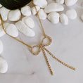 Load image into Gallery viewer, adorable shine bow necklace