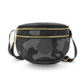 Load image into Gallery viewer, double zipper sling bag - gray camo