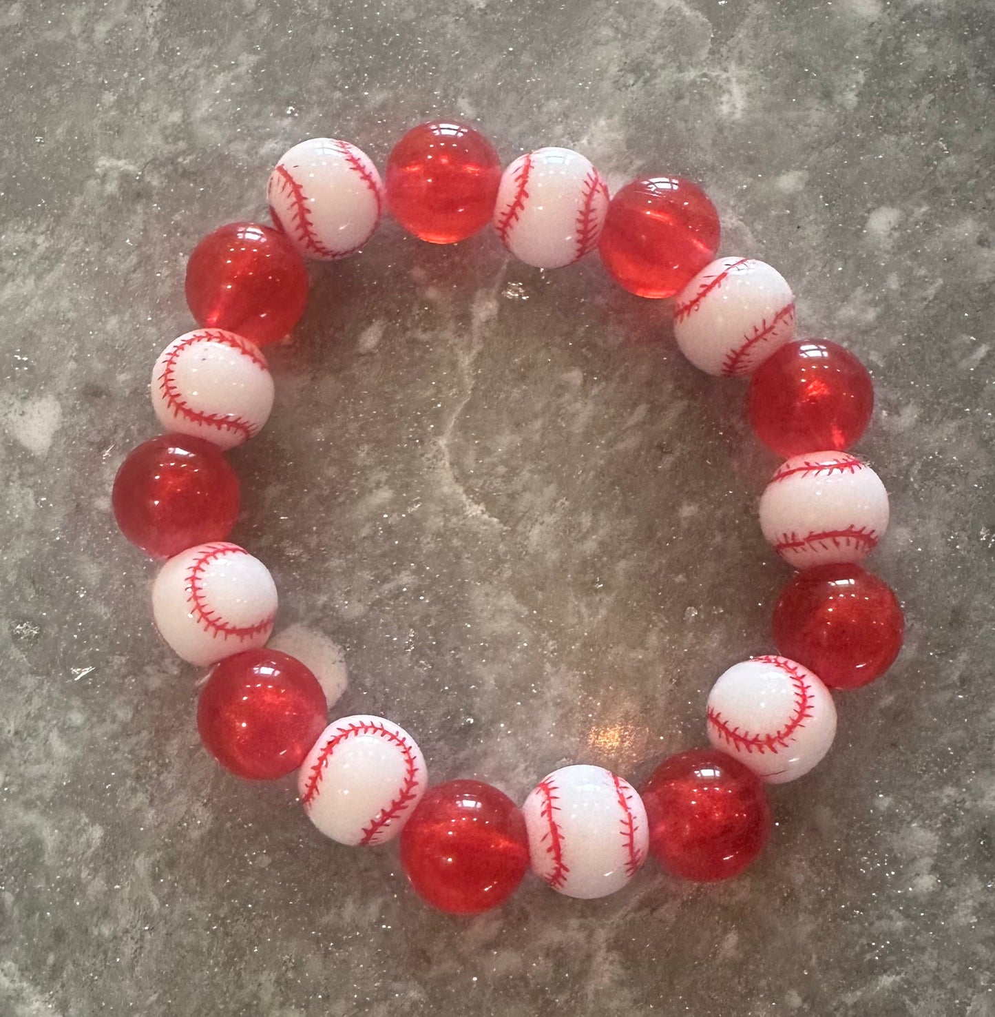 stretchy baseball bracelet