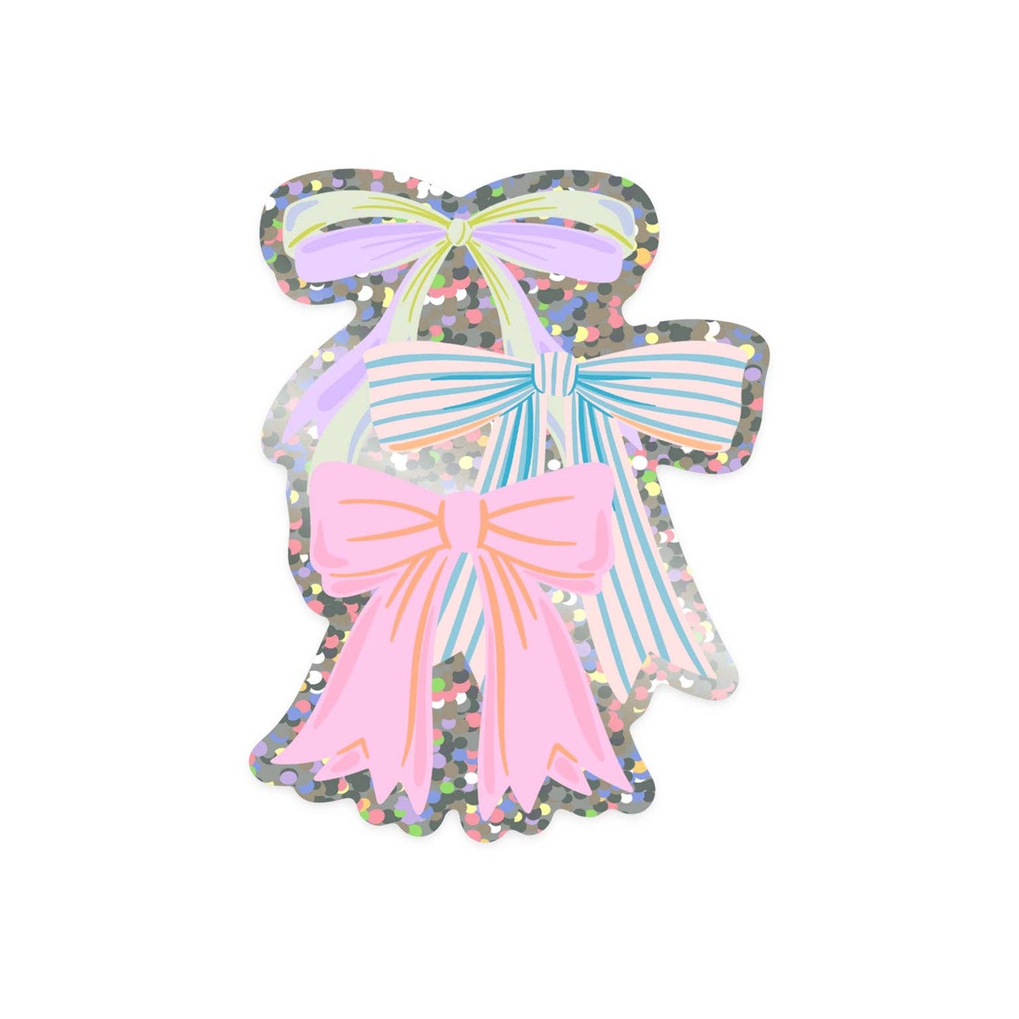bow vinyl sticker