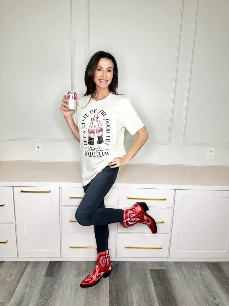 diet coke social club tee