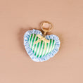 Load image into Gallery viewer, puffy heart bag charm