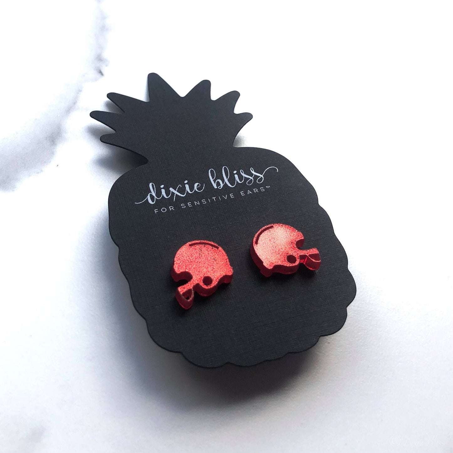 football helmet stud earrings