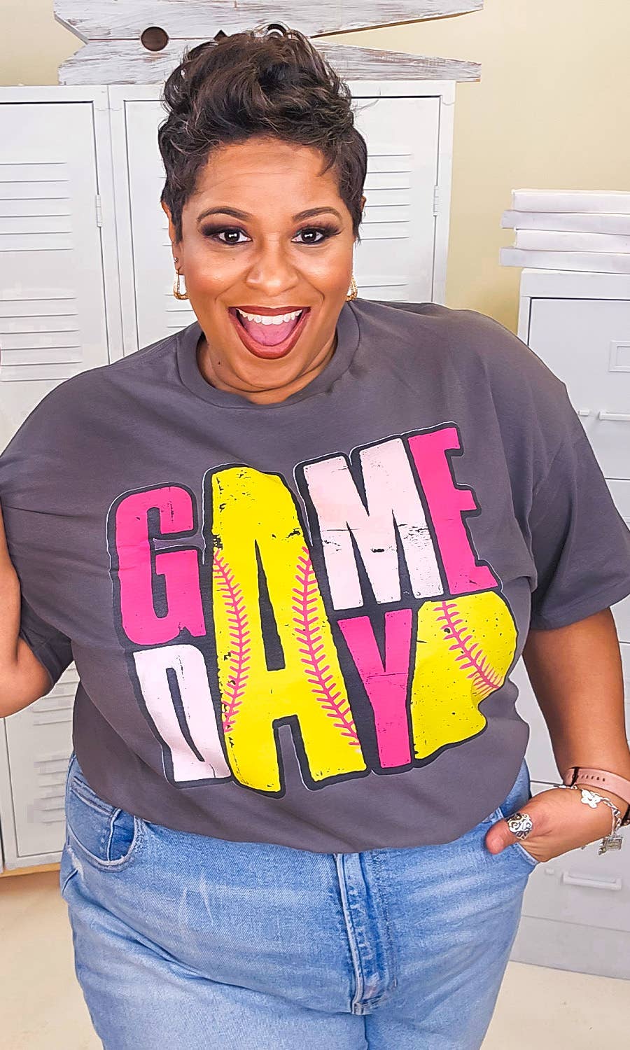game day softball t-shirt