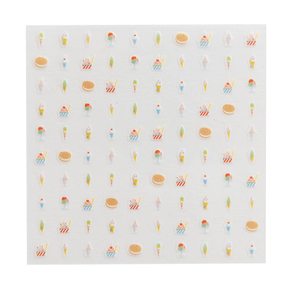 ice cream dreams nail stickers