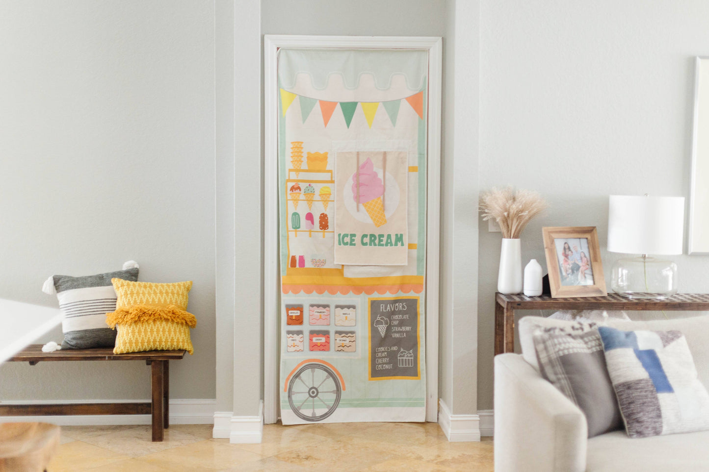 ice cream & coffee shop doorway playset