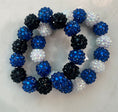 Load image into Gallery viewer, big bead blingy school spirit bracelet