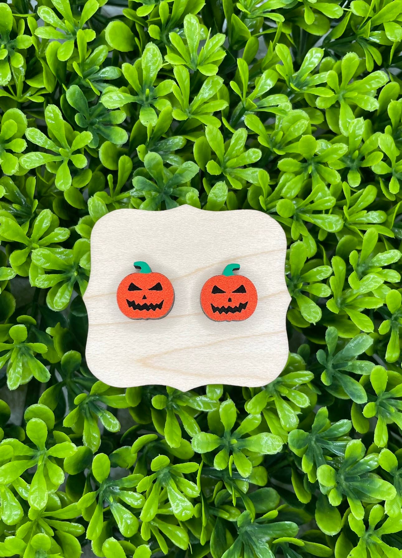 Scary Pumpkin Earrings | Halloween Earrings