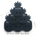 Load image into Gallery viewer, micro studs in black