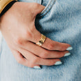 Load image into Gallery viewer, Banded Metal Statement Ring - WATERPROOF
