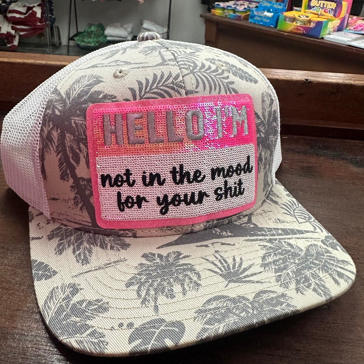 not in the mood for you island hat