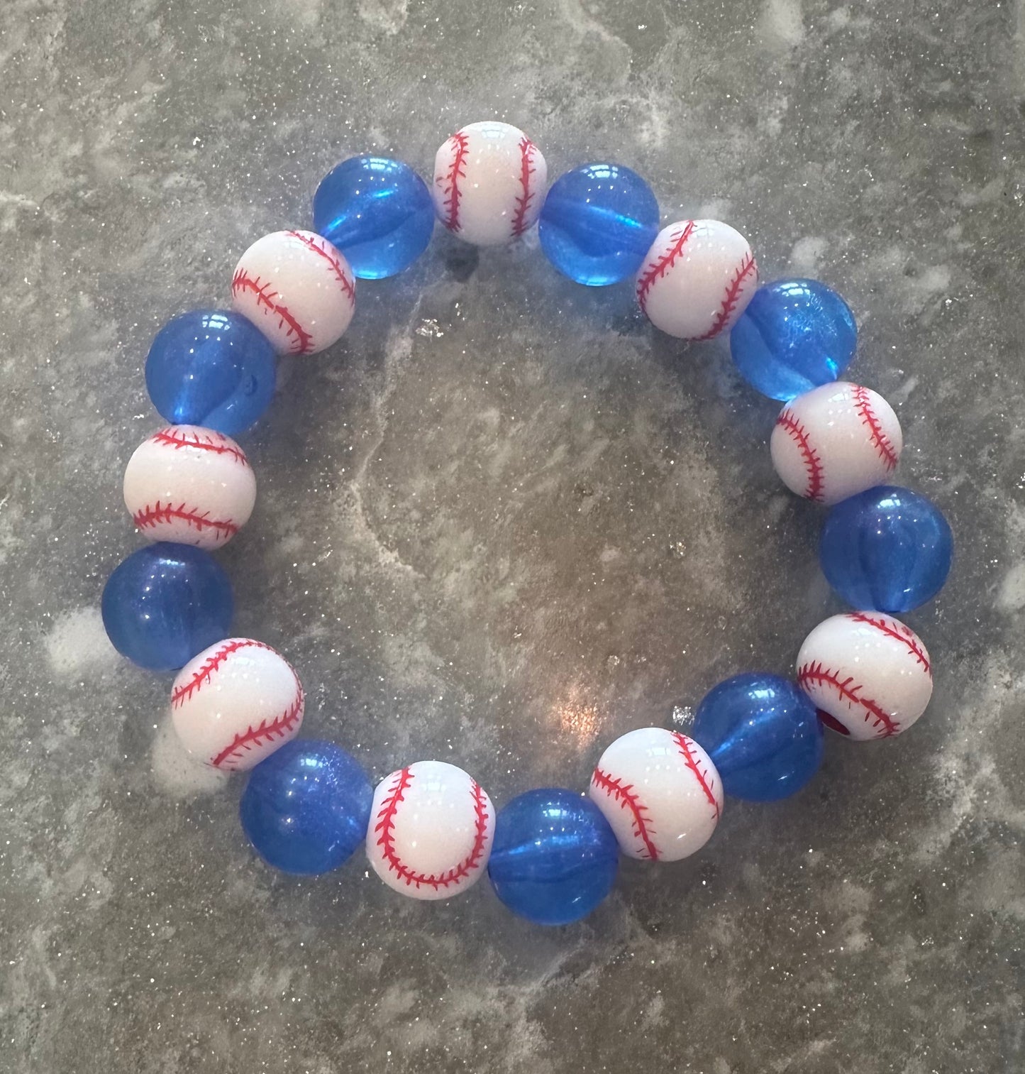stretchy baseball bracelet