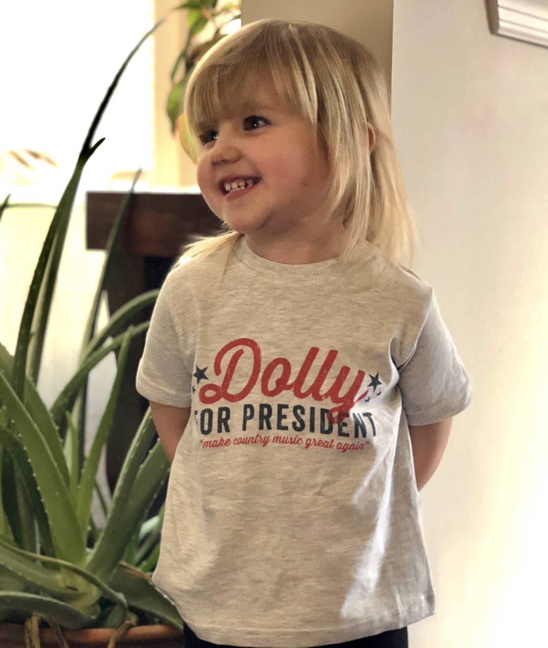 dolly for president TODDLER tee