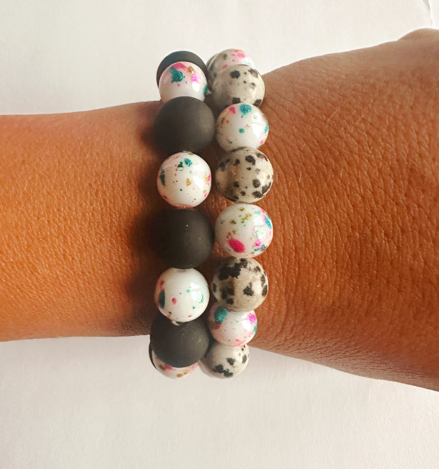 everyday confetti stretchy bracelet
