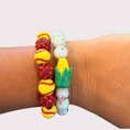 Load image into Gallery viewer, SOFTBALL stretchy bracelet - stack & RALLY by Florence and Jean