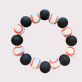 Load image into Gallery viewer, BASEBALL stretchy bracelet - STACK & RALLY by Florence and Jean