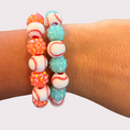 Load image into Gallery viewer, BASEBALL stretchy bracelet - STACK & RALLY by Florence and Jean