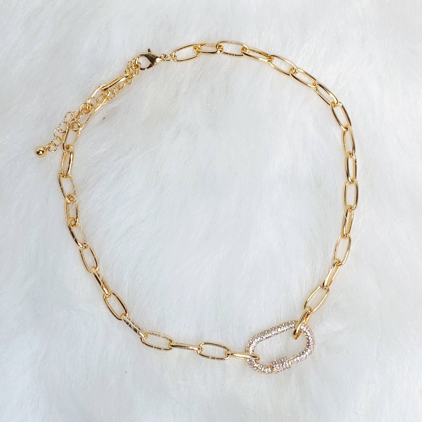 standout link necklace